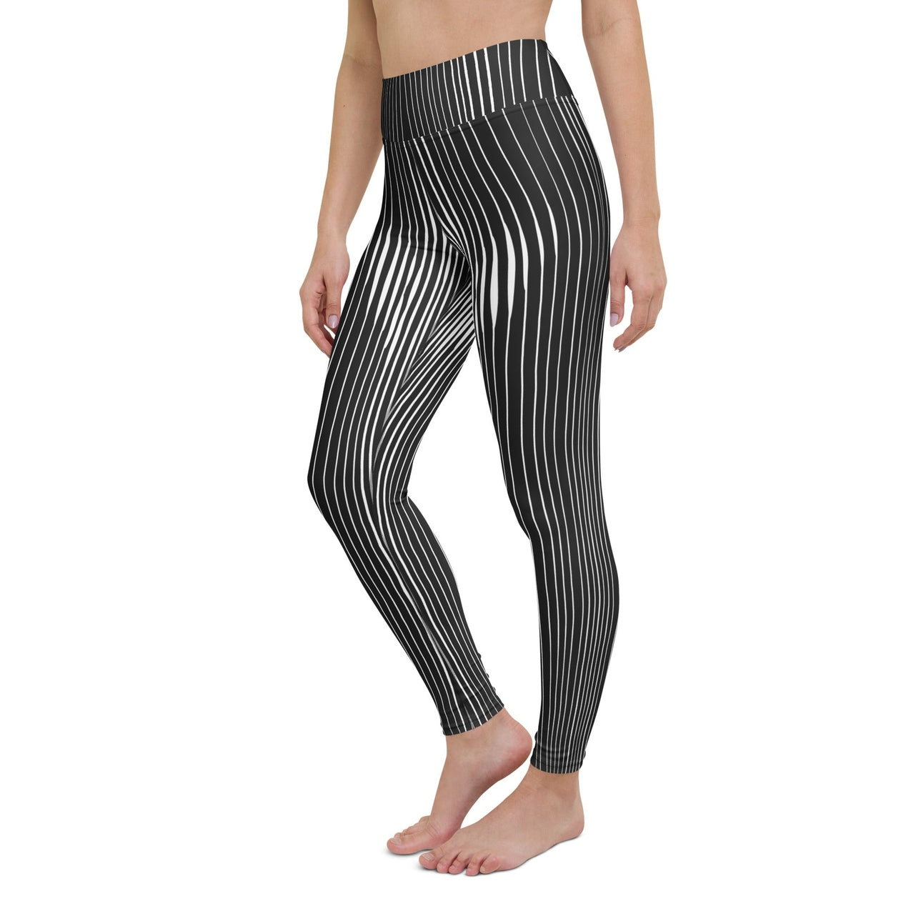 Pinstripe Illusion Yoga Leggings