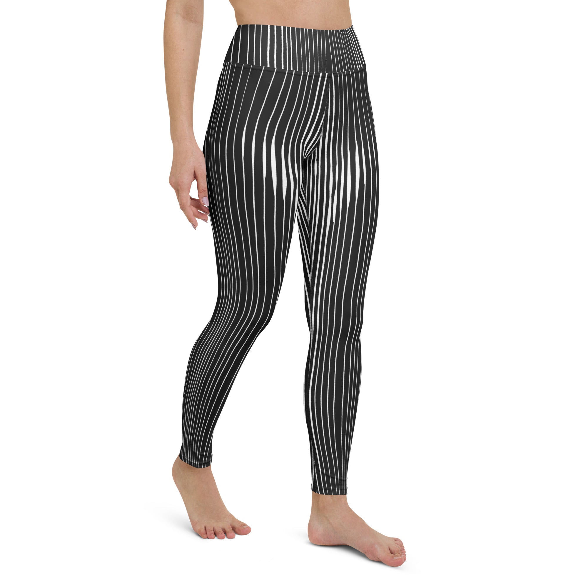 Pinstripe Illusion Yoga Leggings