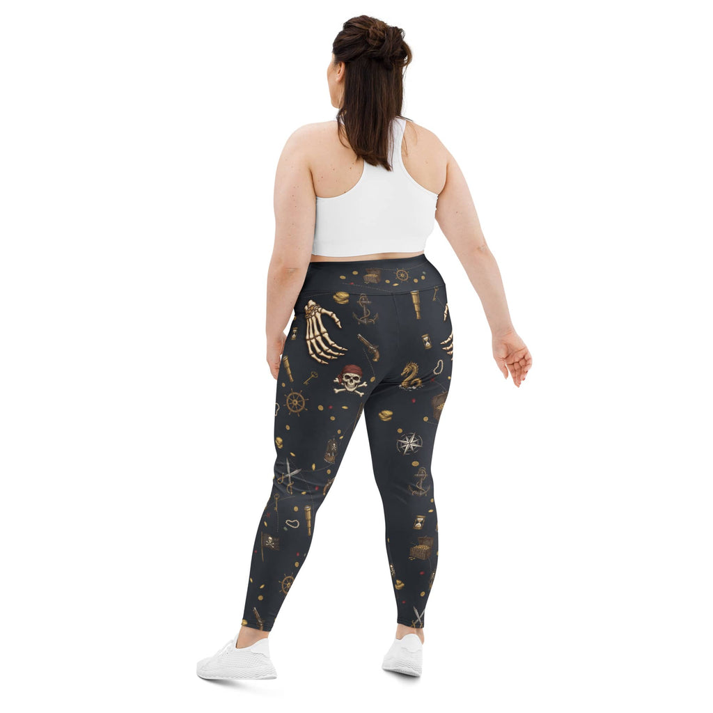 Pirate Skeleton Plus Size Leggings
