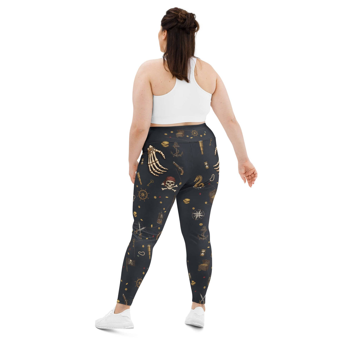 Pirate Skeleton Plus Size Leggings