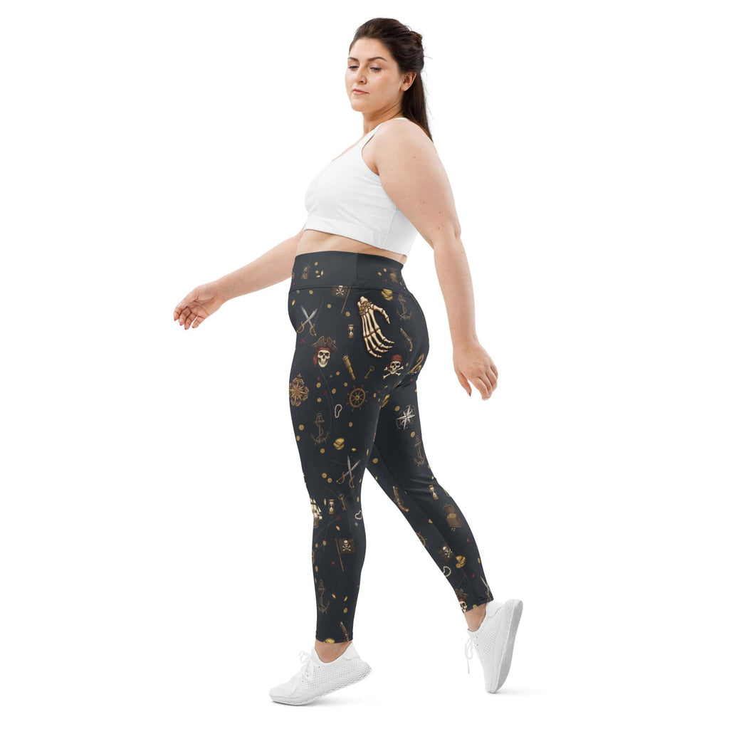 Pirate Skeleton Plus Size Leggings