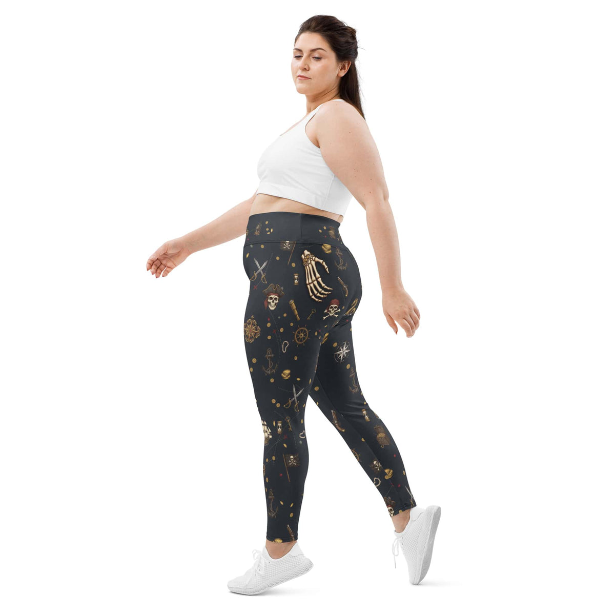 Pirate Skeleton Plus Size Leggings