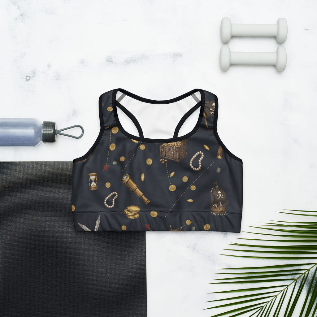 Pirate Skeleton Sports Bra