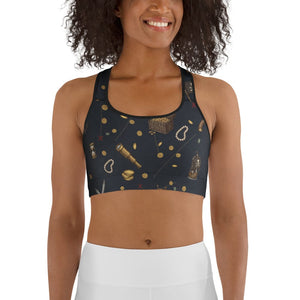 Pirate Skeleton Sports Bra