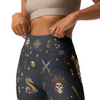 Pirate Skeleton Yoga Leggings