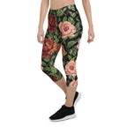 Pixel Floral Capris
