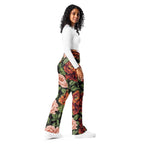Pixel Floral Flare Leggings