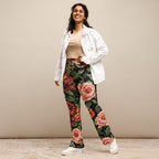 Pixel Floral Flare Leggings