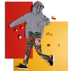 Pixel Floral Kid's Leggings