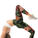 Pixel Floral Leggings