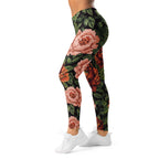 Pixel Floral Leggings