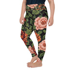 Pixel Floral Plus Size Leggings