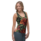Pixel Floral Tank Top