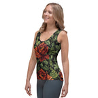 Pixel Floral Tank Top