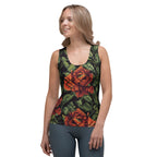 Pixel Floral Tank Top
