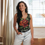 Pixel Floral Tank Top