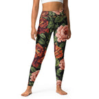 Pixel Floral Yoga Leggings