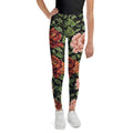 Pixel Floral Youth Leggings