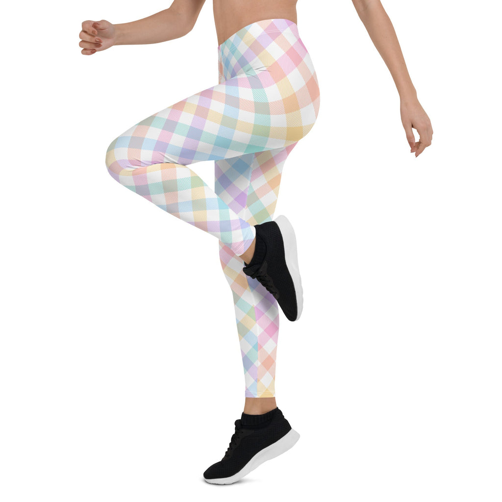 Plaid Easter Leggings
