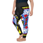 Playing Cards Plus Size Leggings