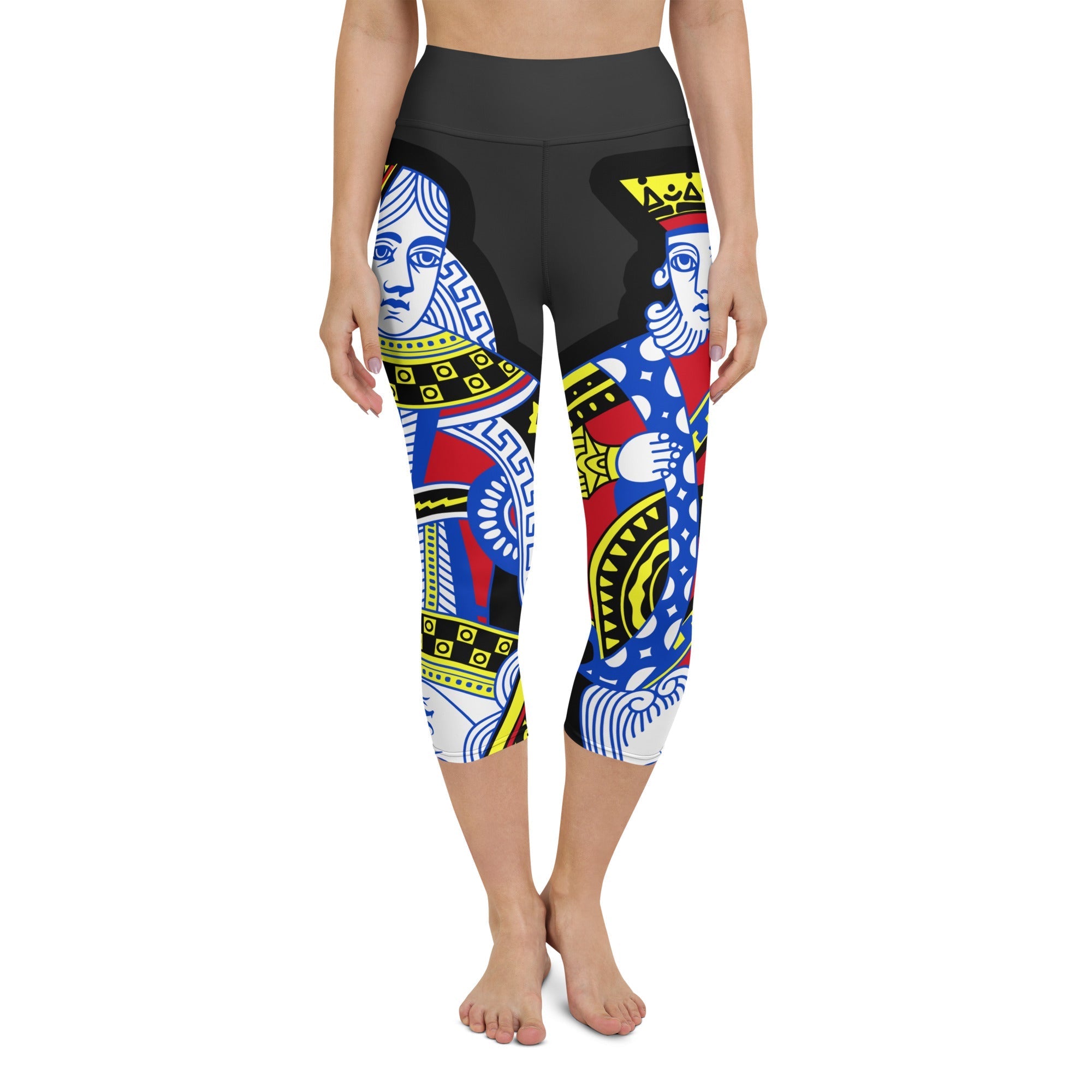 Playing Cards Yoga Capris