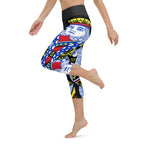 Playing Cards Yoga Capris