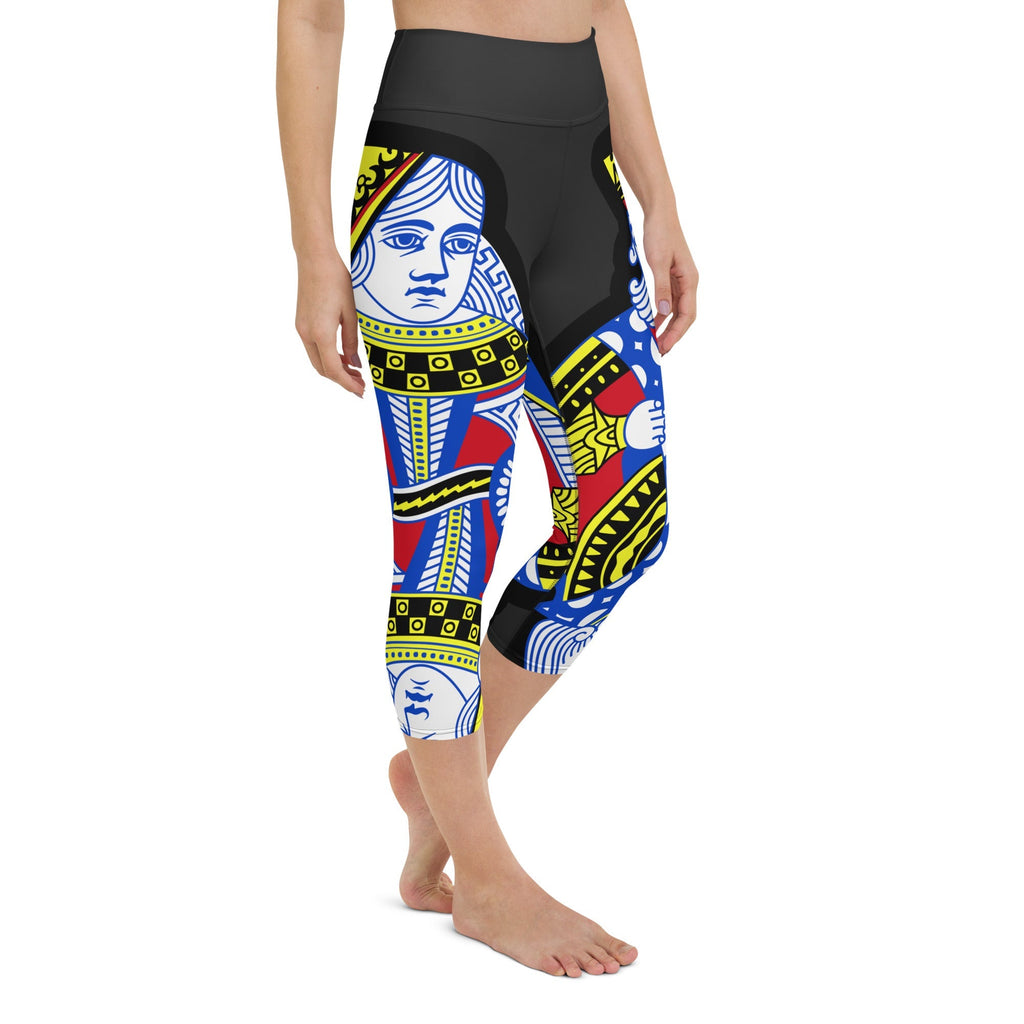 Playing Cards Yoga Capris