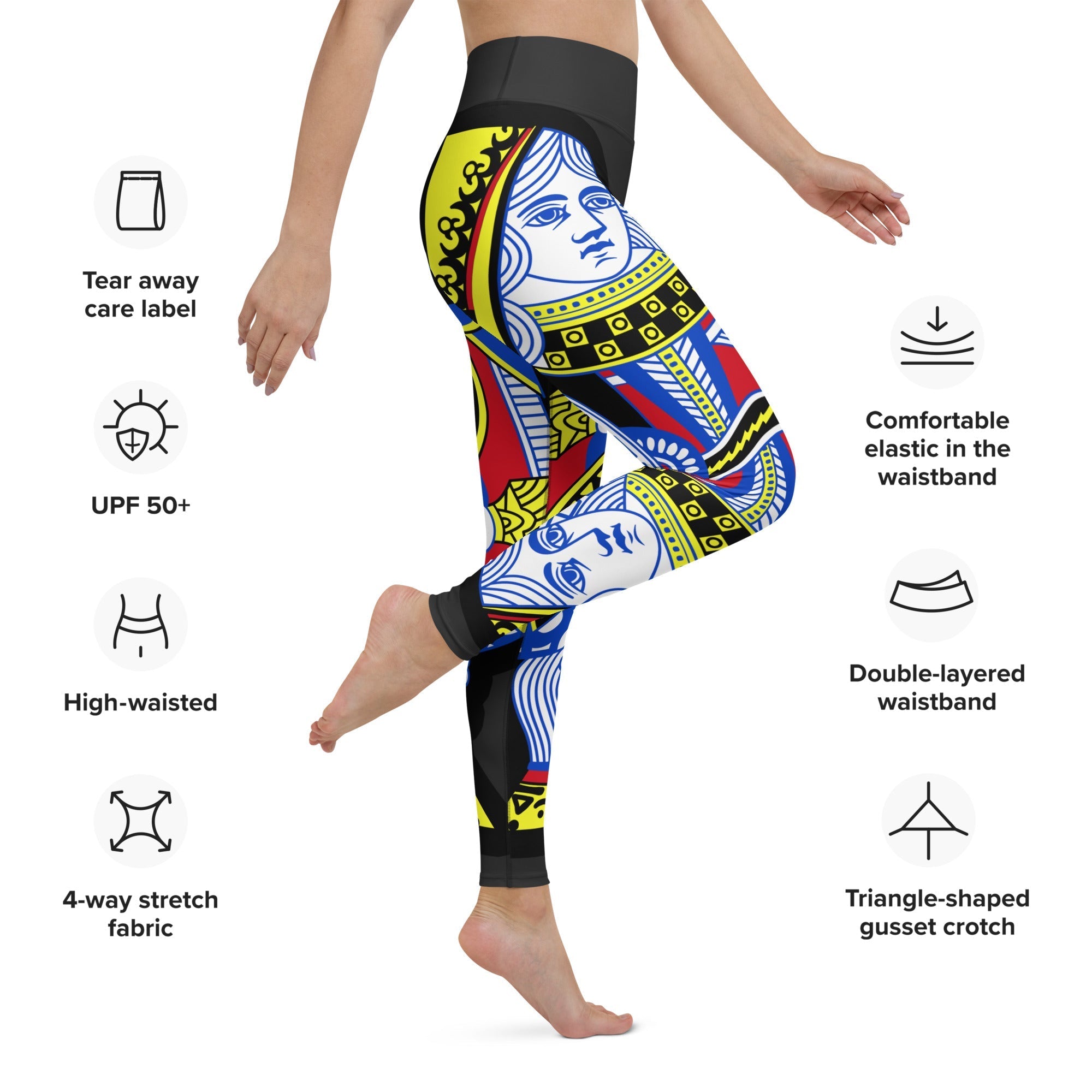 Playing Cards Yoga Leggings