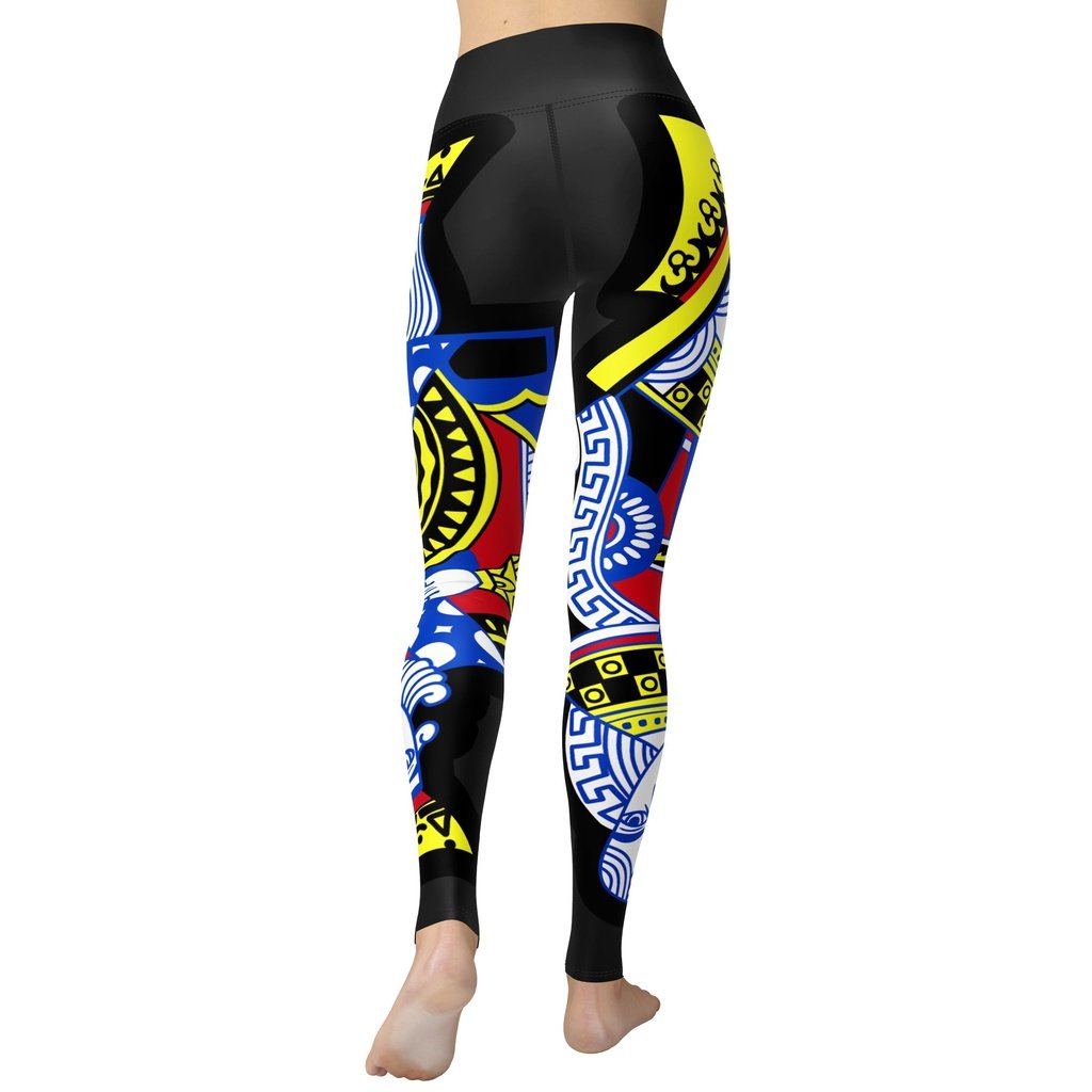 Playing Cards Yoga Leggings