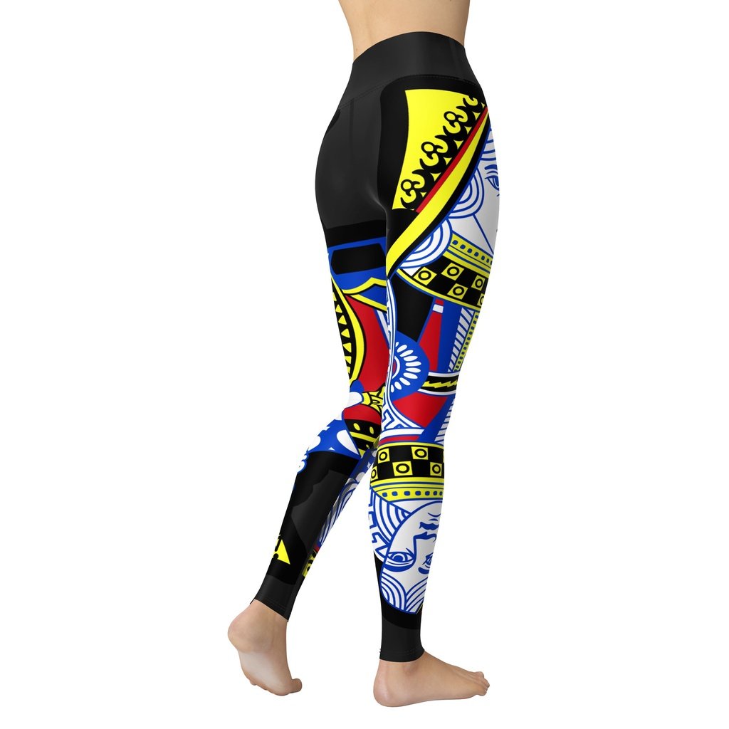 Playing Cards Yoga Leggings