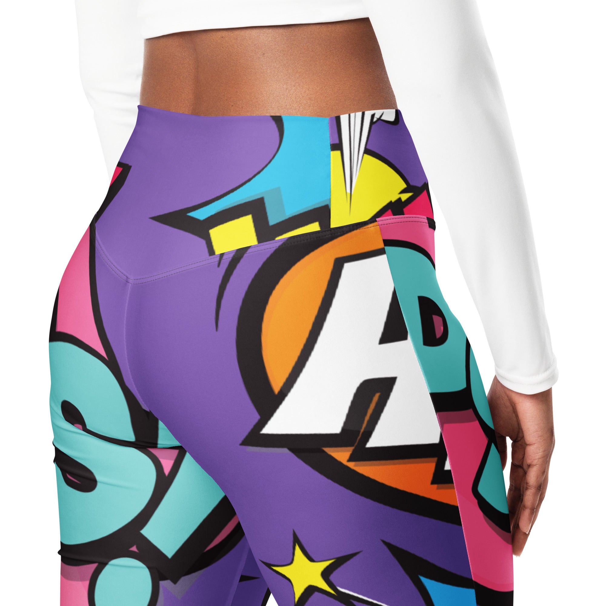 Pop Art Flare Leggings