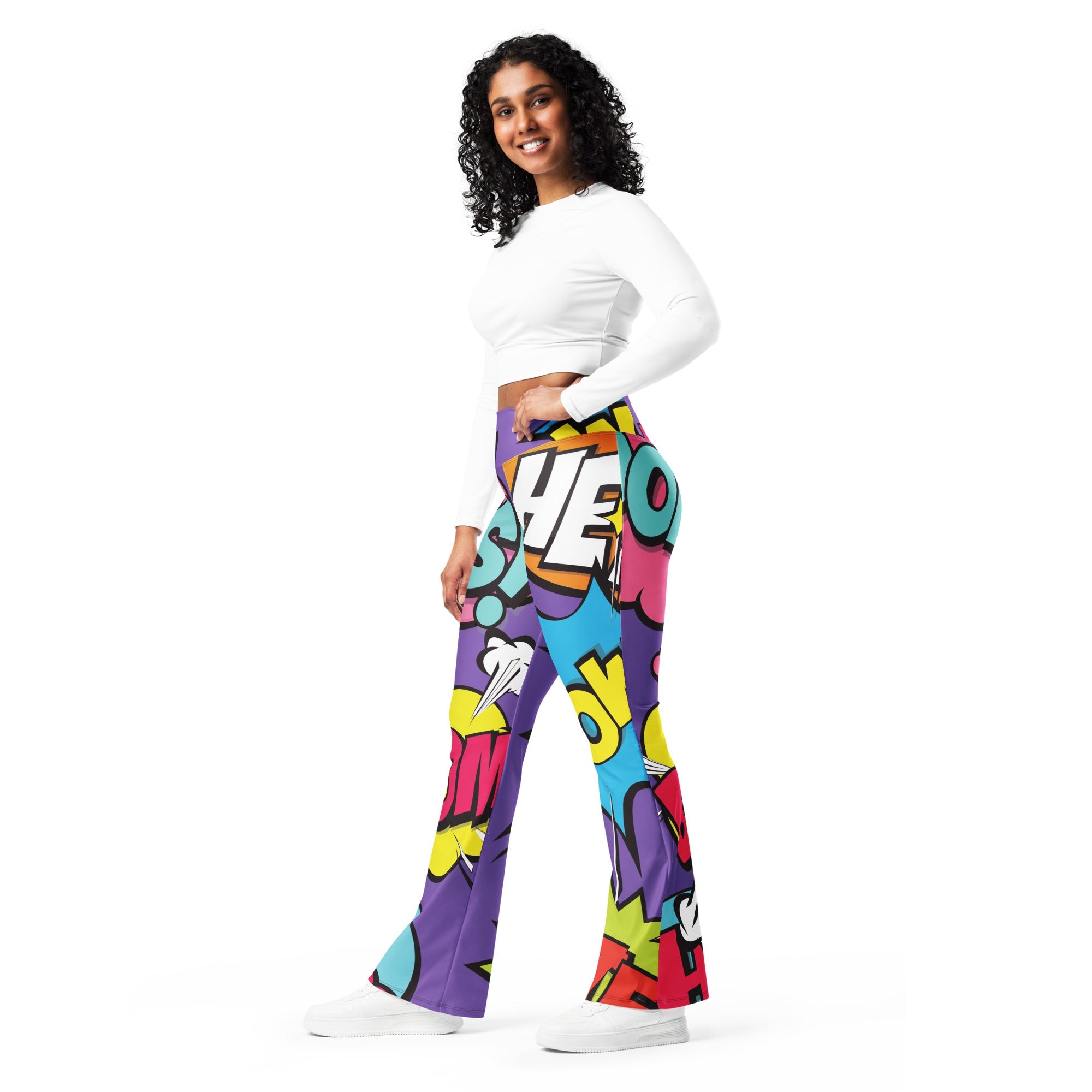 Pop Art Flare Leggings