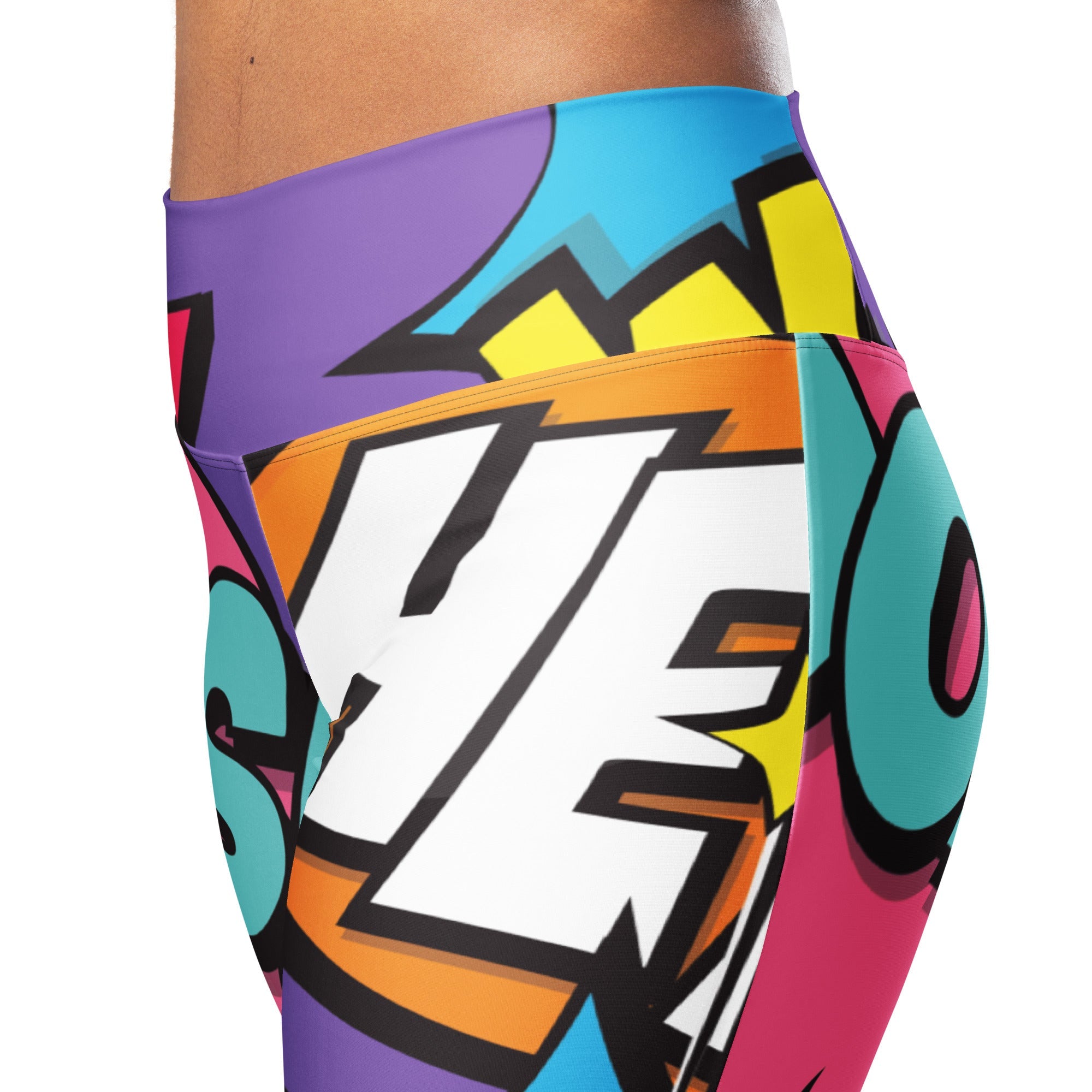Pop Art Flare Leggings