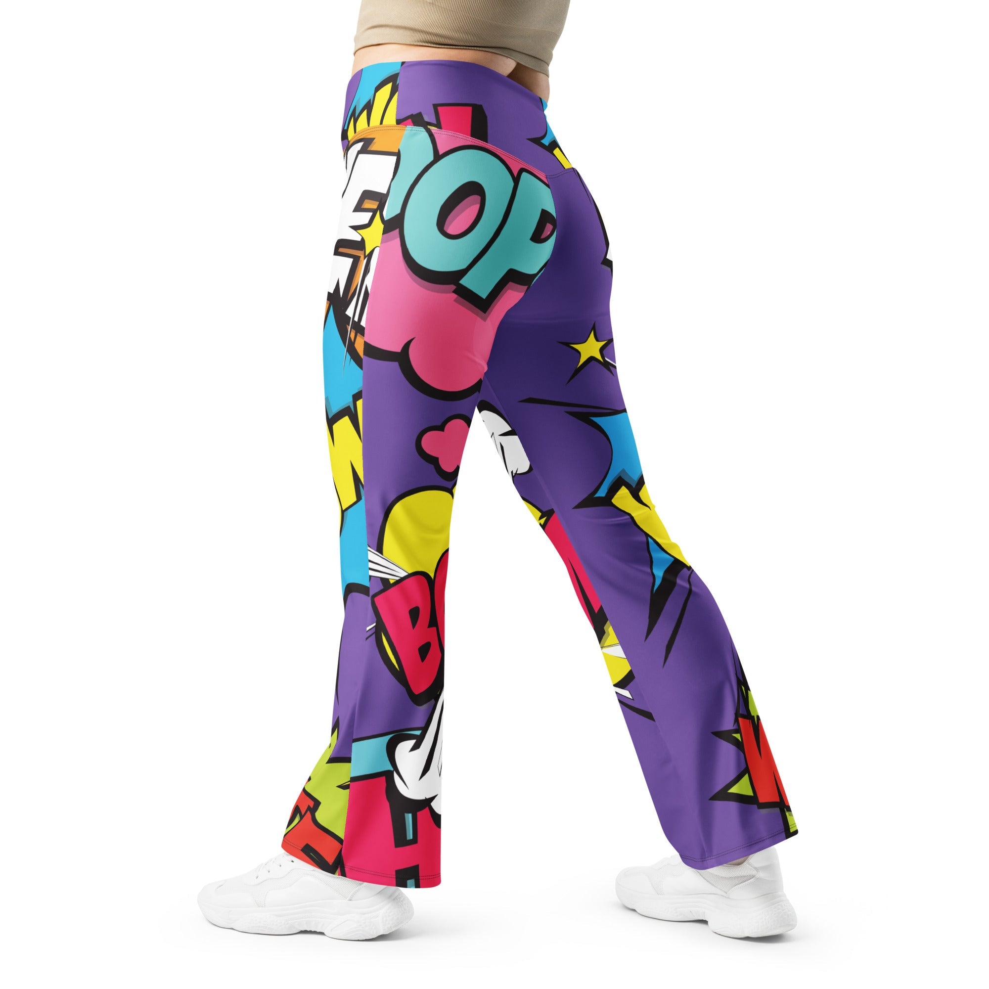 Pop Art Flare Leggings