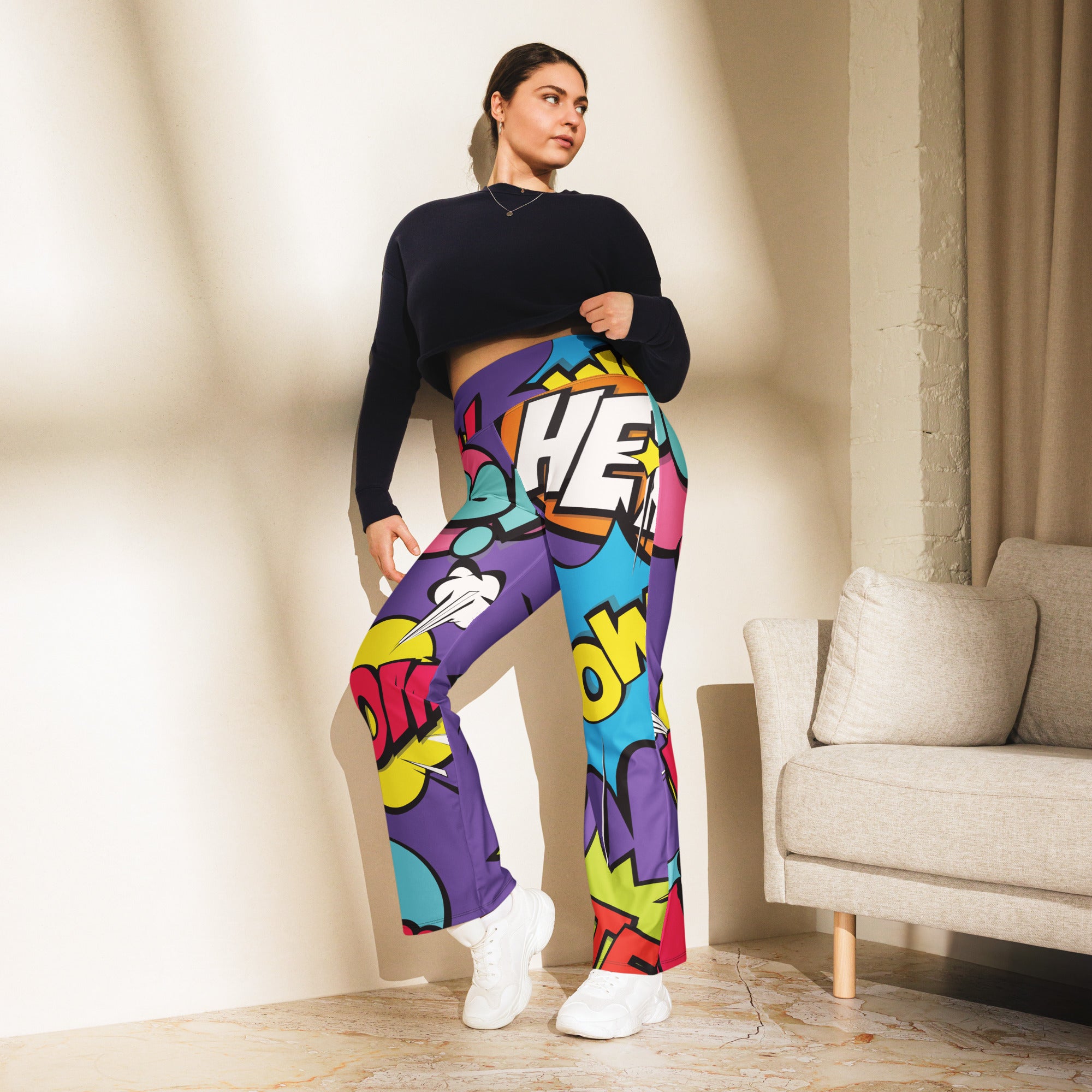 Pop Art Flare Leggings