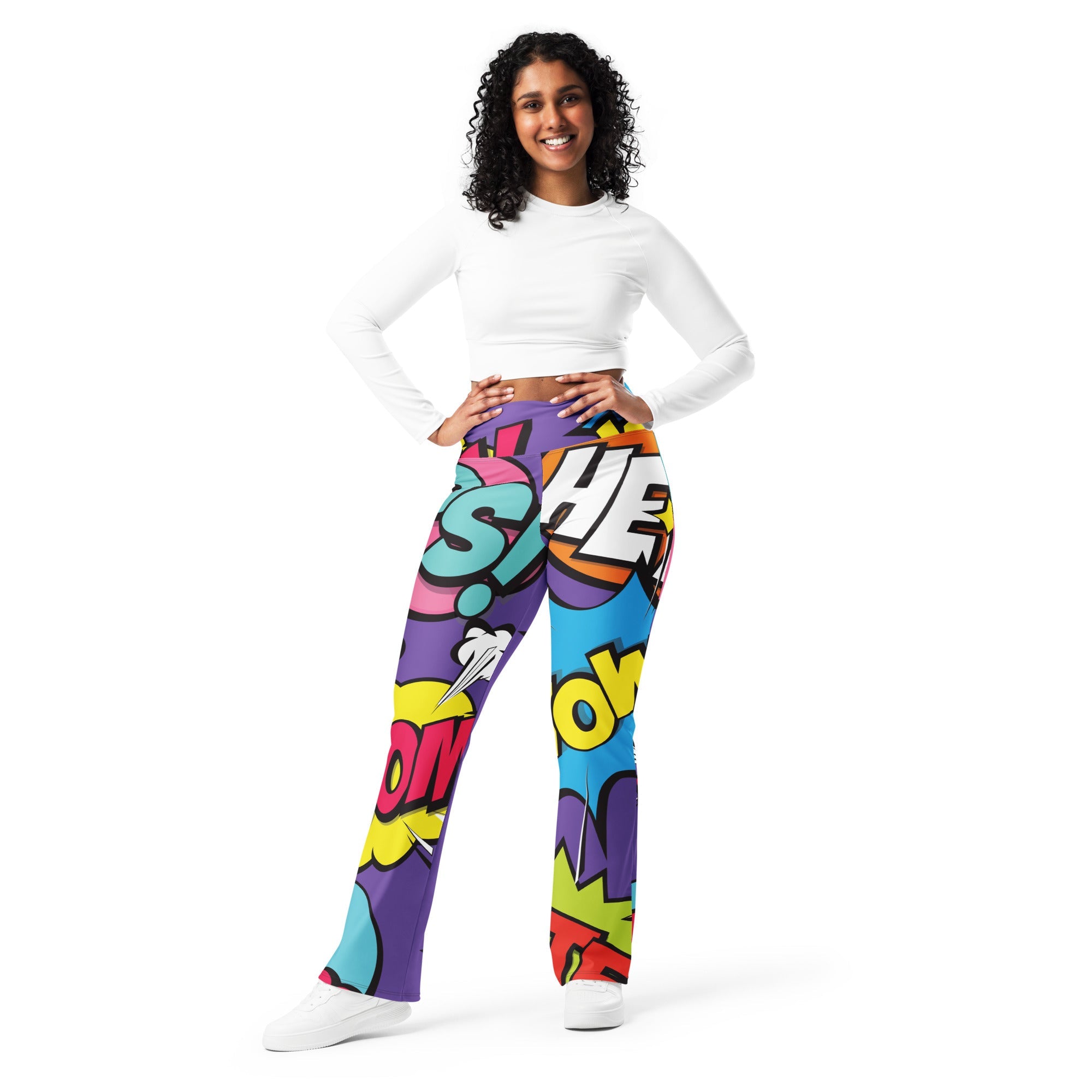Pop Art Flare Leggings