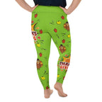 Pop Art Thanksgiving Plus Size Leggings