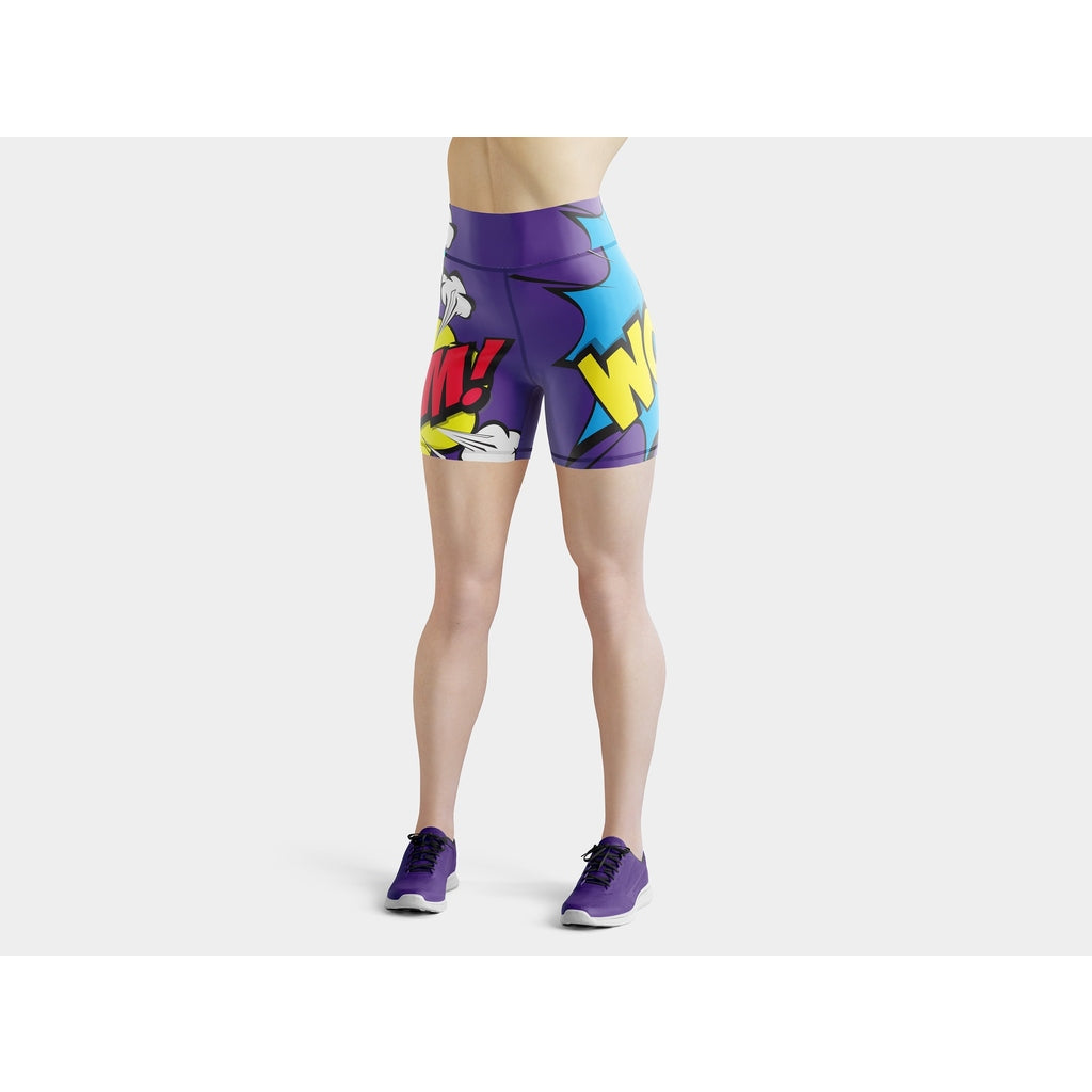 Pop Art Yoga Shorts