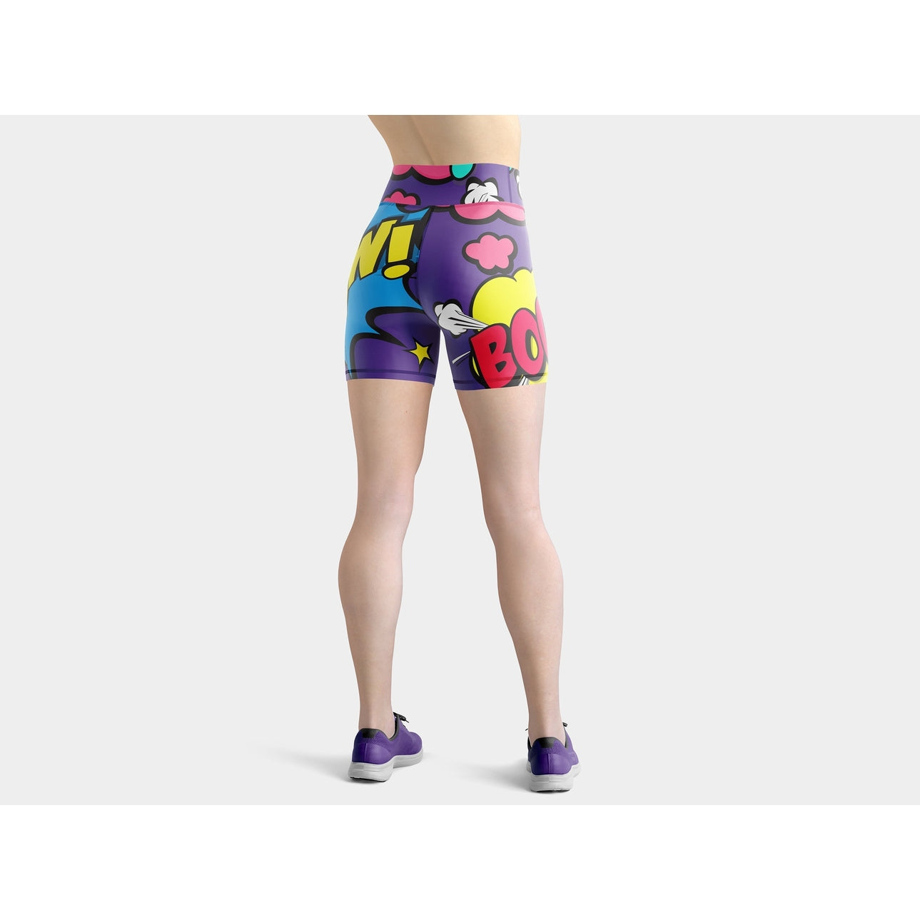 Pop Art Yoga Shorts
