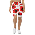 Poppy Print Biker Shorts