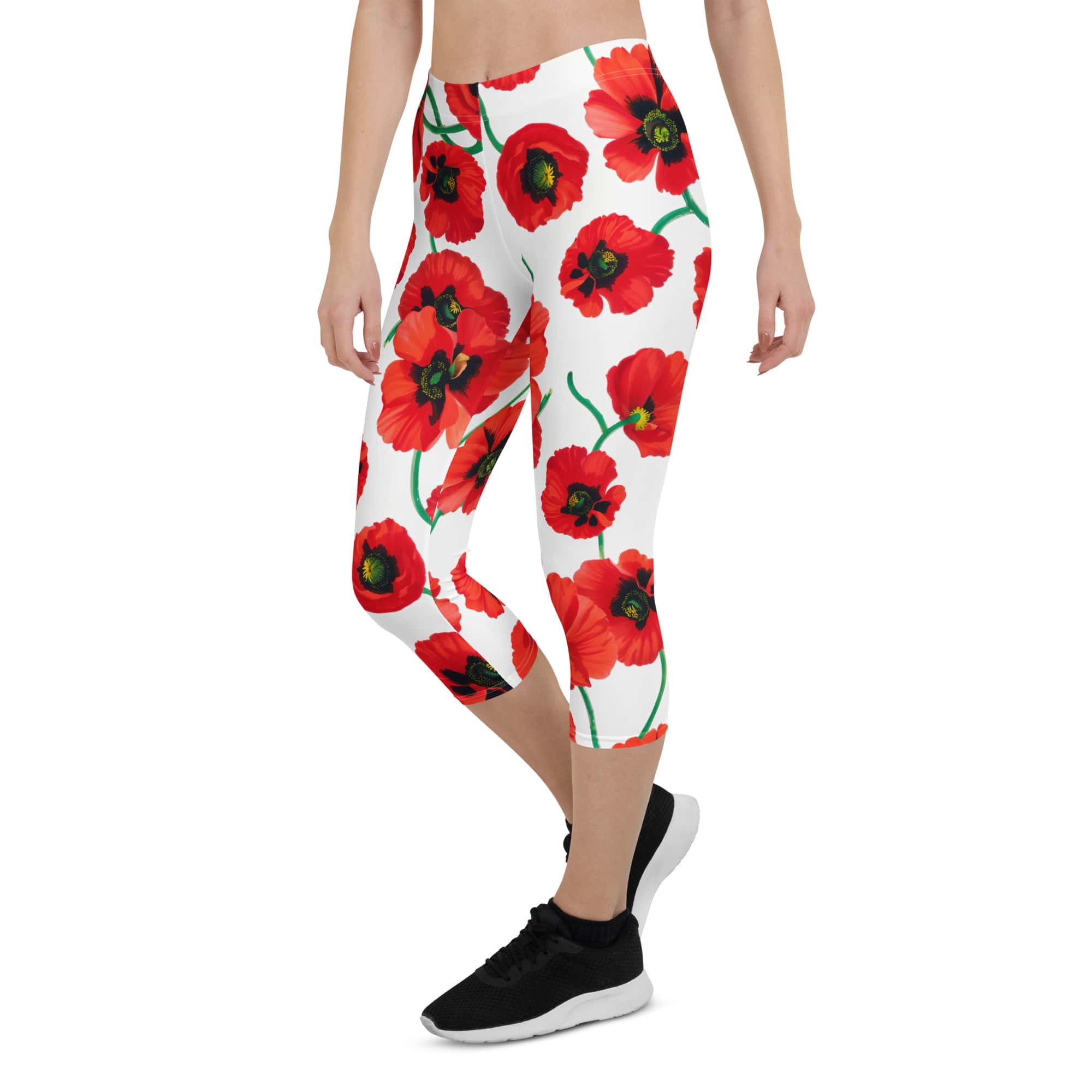 Poppy Print Capris