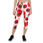 Poppy Print Capris
