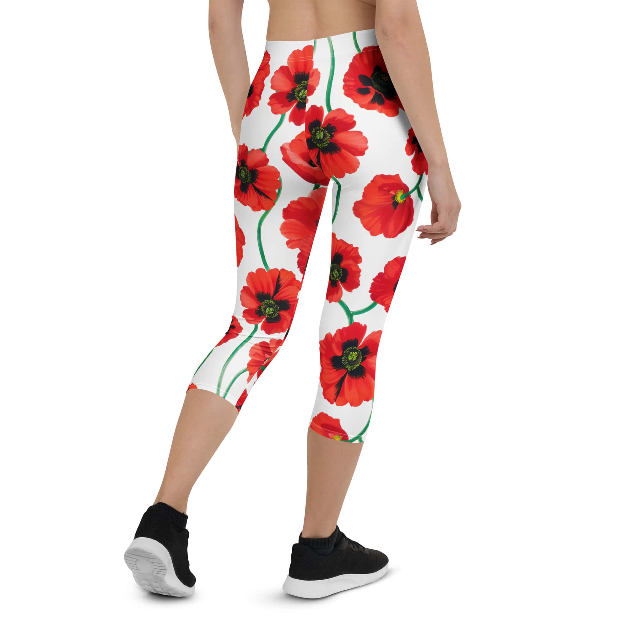 Poppy Print Capris