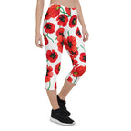 Poppy Print Capris