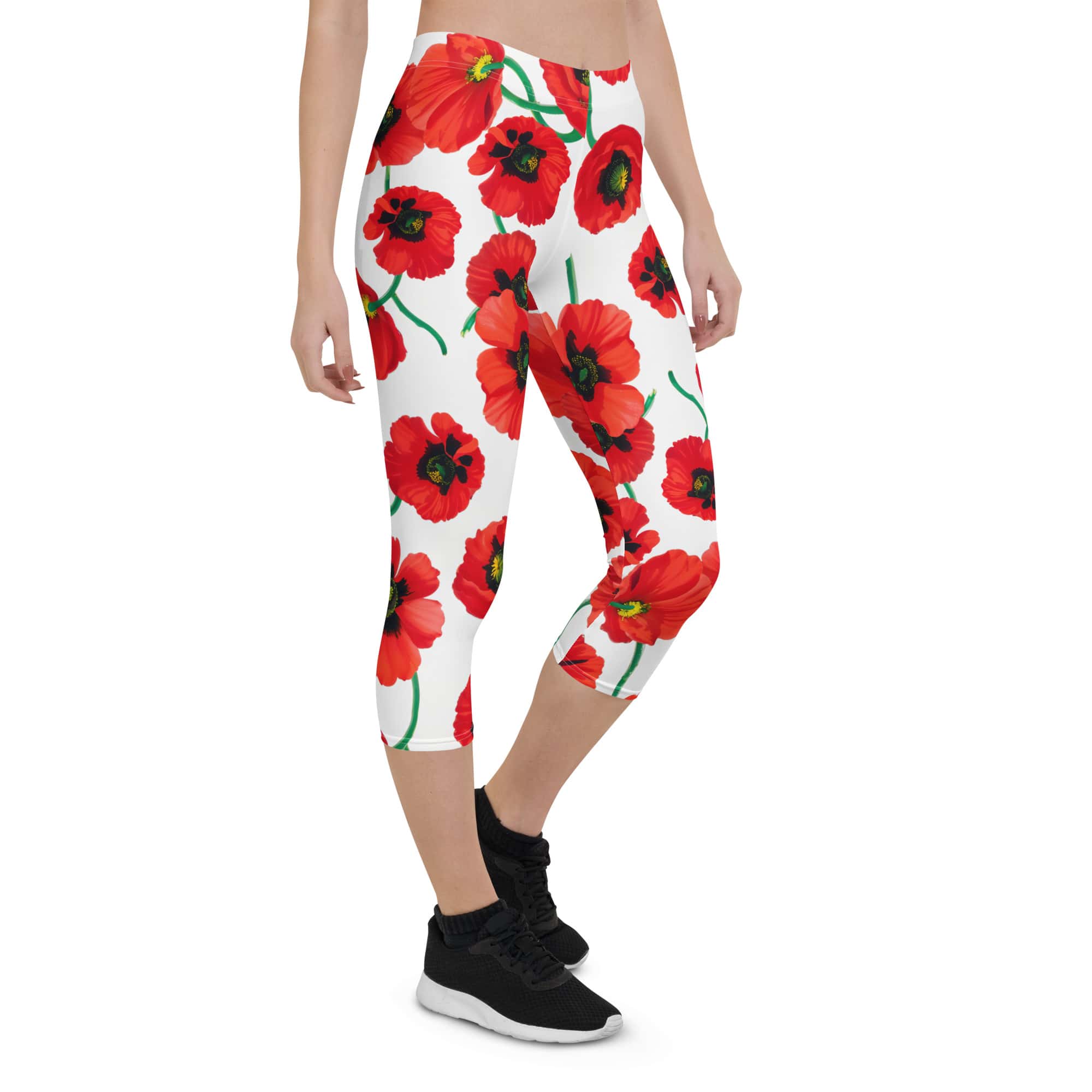 Poppy Print Capris