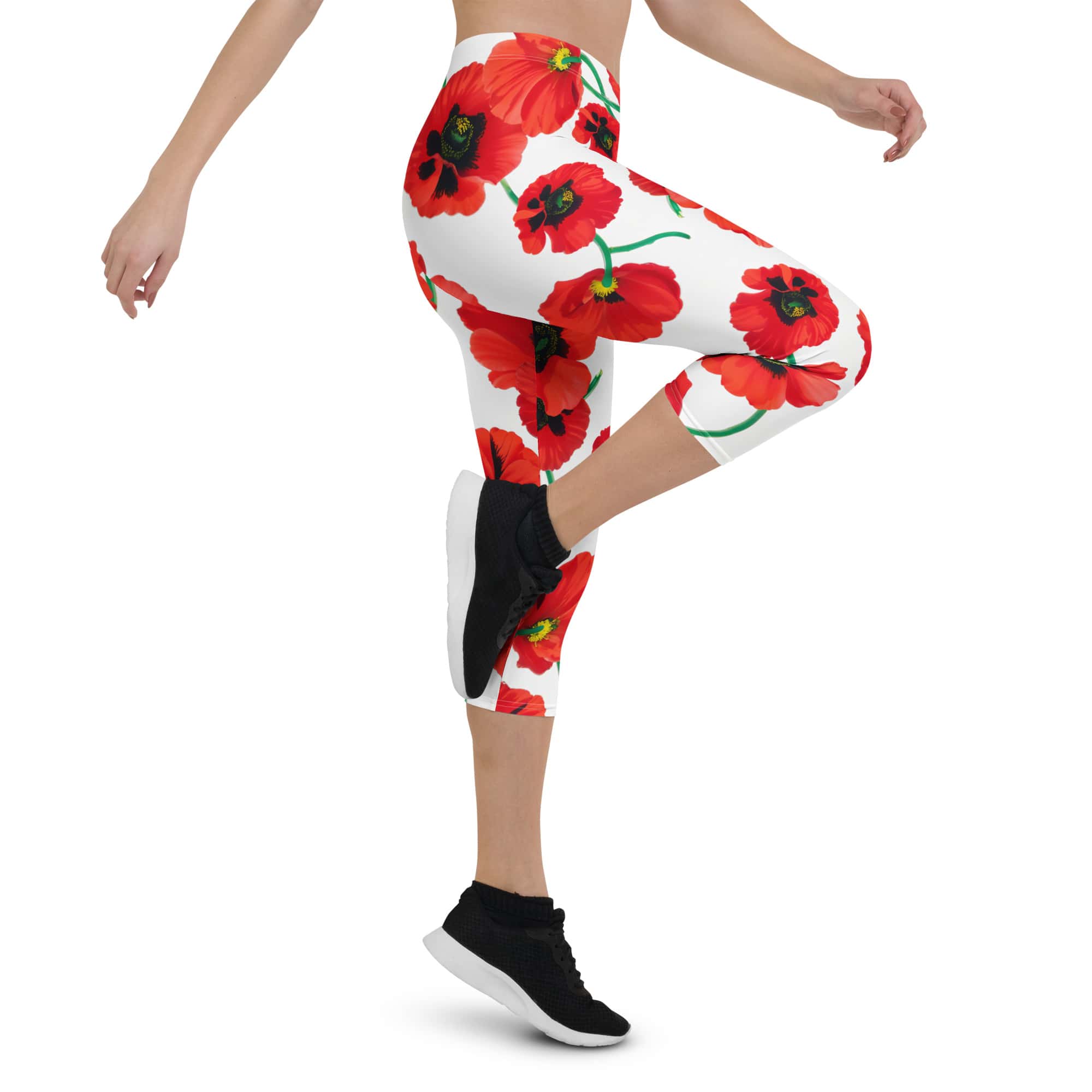 Poppy Print Capris