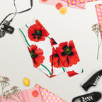 Poppy Print Capris