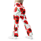 Poppy Print Flare Leggings