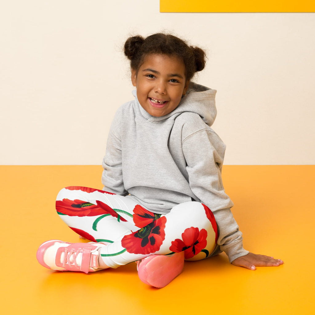 Poppy Print Kid's Leggings