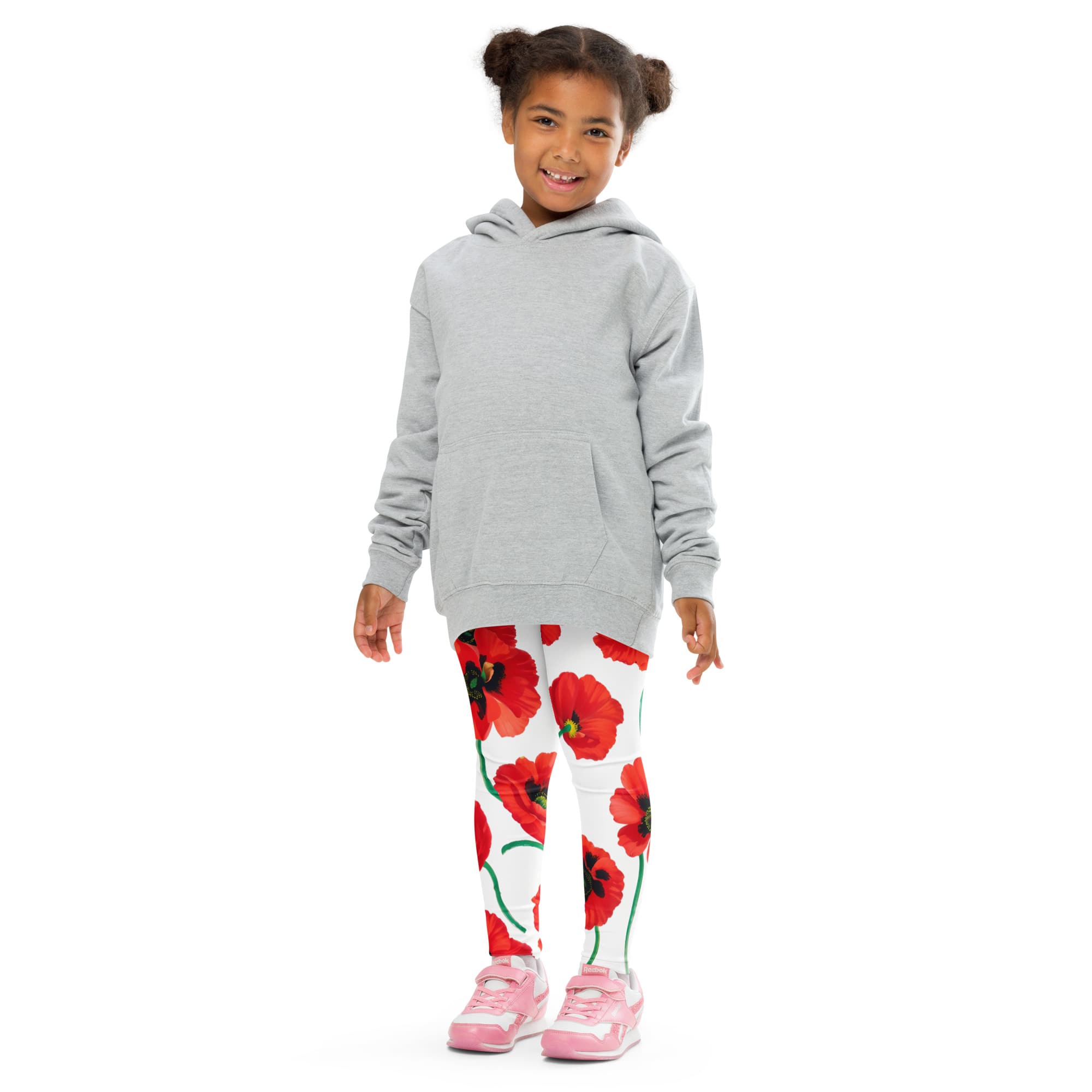Poppy Print Kid's Leggings